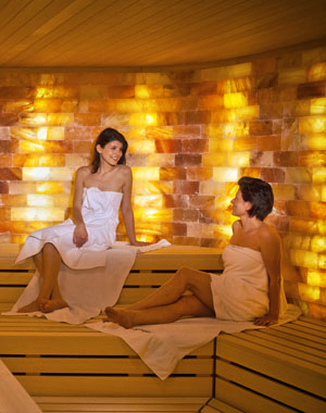 Hotel sauna sweatbath