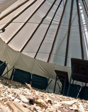 Tipi Inside