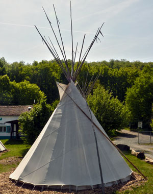 Tipi Outside