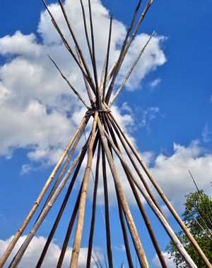 Tipi Aufbau