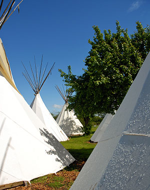 Zeltplatz Solms Tipis